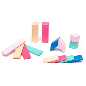 14 Piece Magnetic Wooden Block Set: Blossom