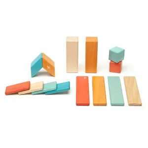 14 Piece Magnetic Wooden Block Set: Sunset