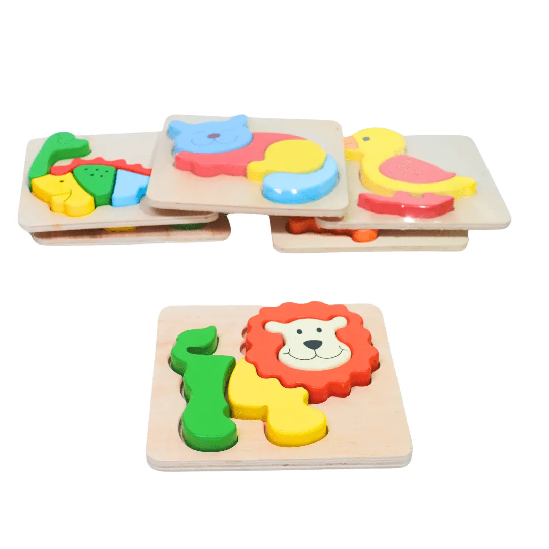 3 Animals Puzzle for Kids Age 3