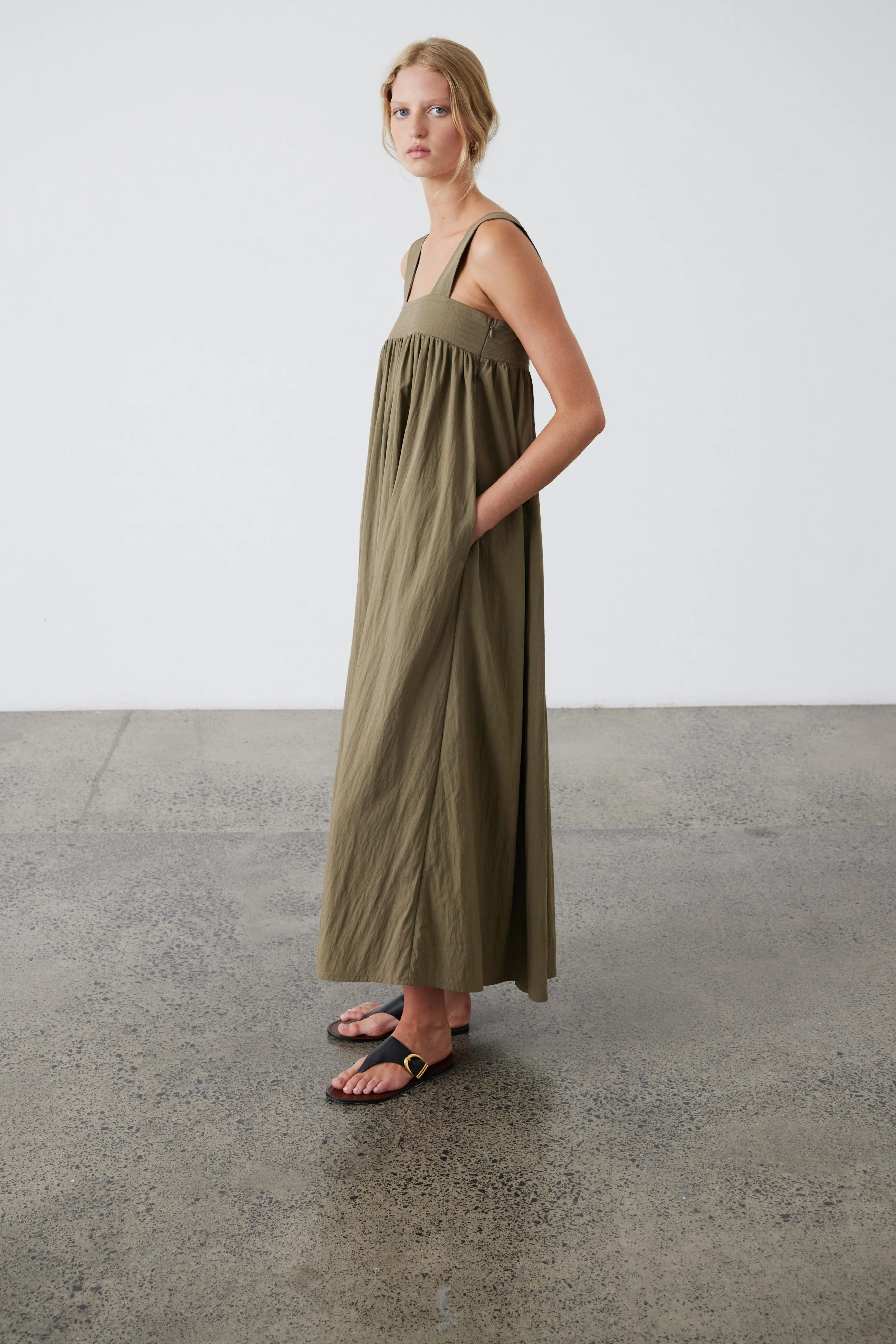 Ana Dress - Khaki