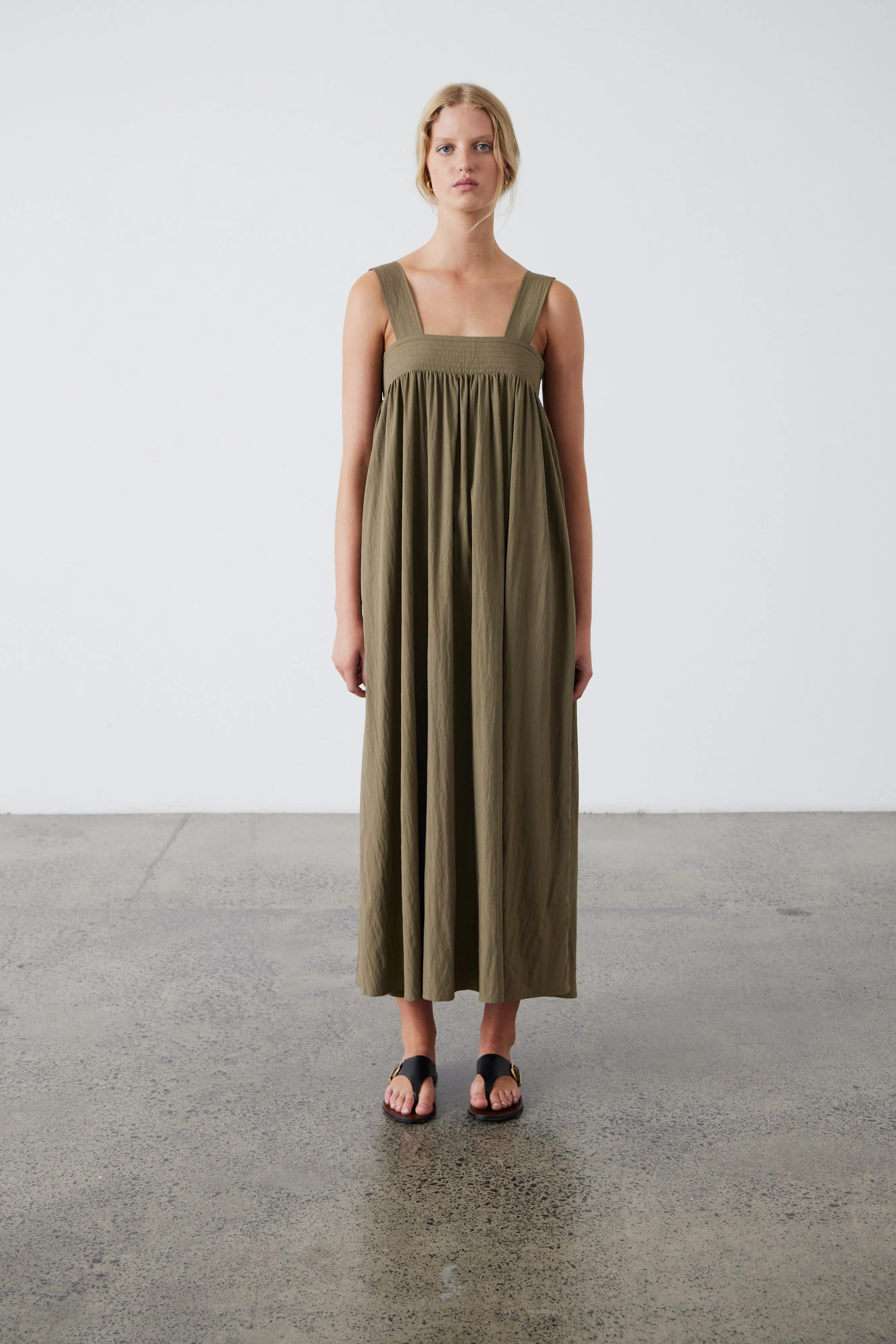 Ana Dress - Khaki