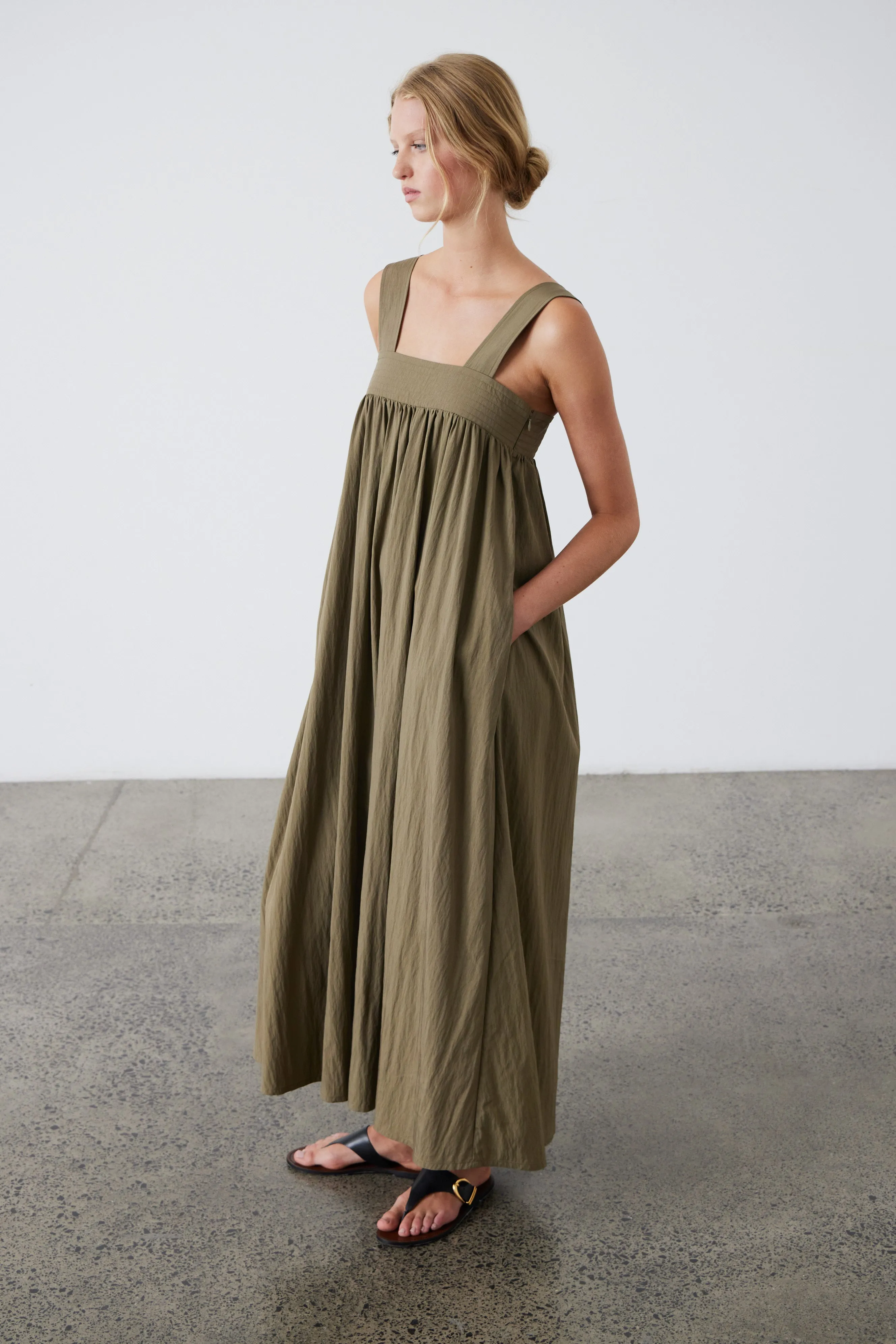 Ana Dress - Khaki