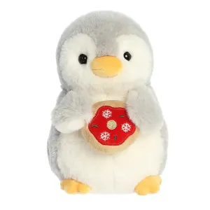 Aurora PomPom Penguin with Donut 8"