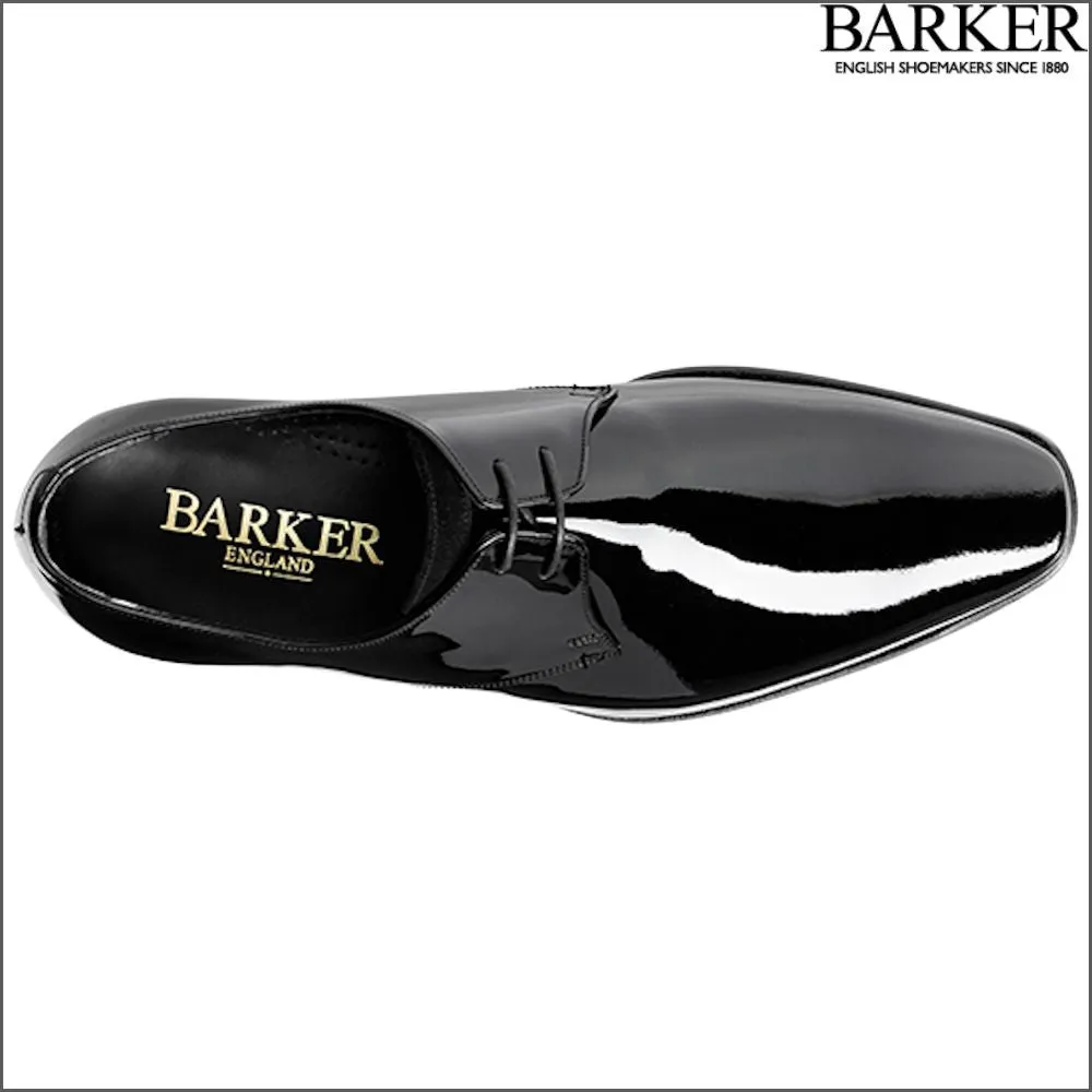 Barker Goldington Black Patent/Suede Derby--