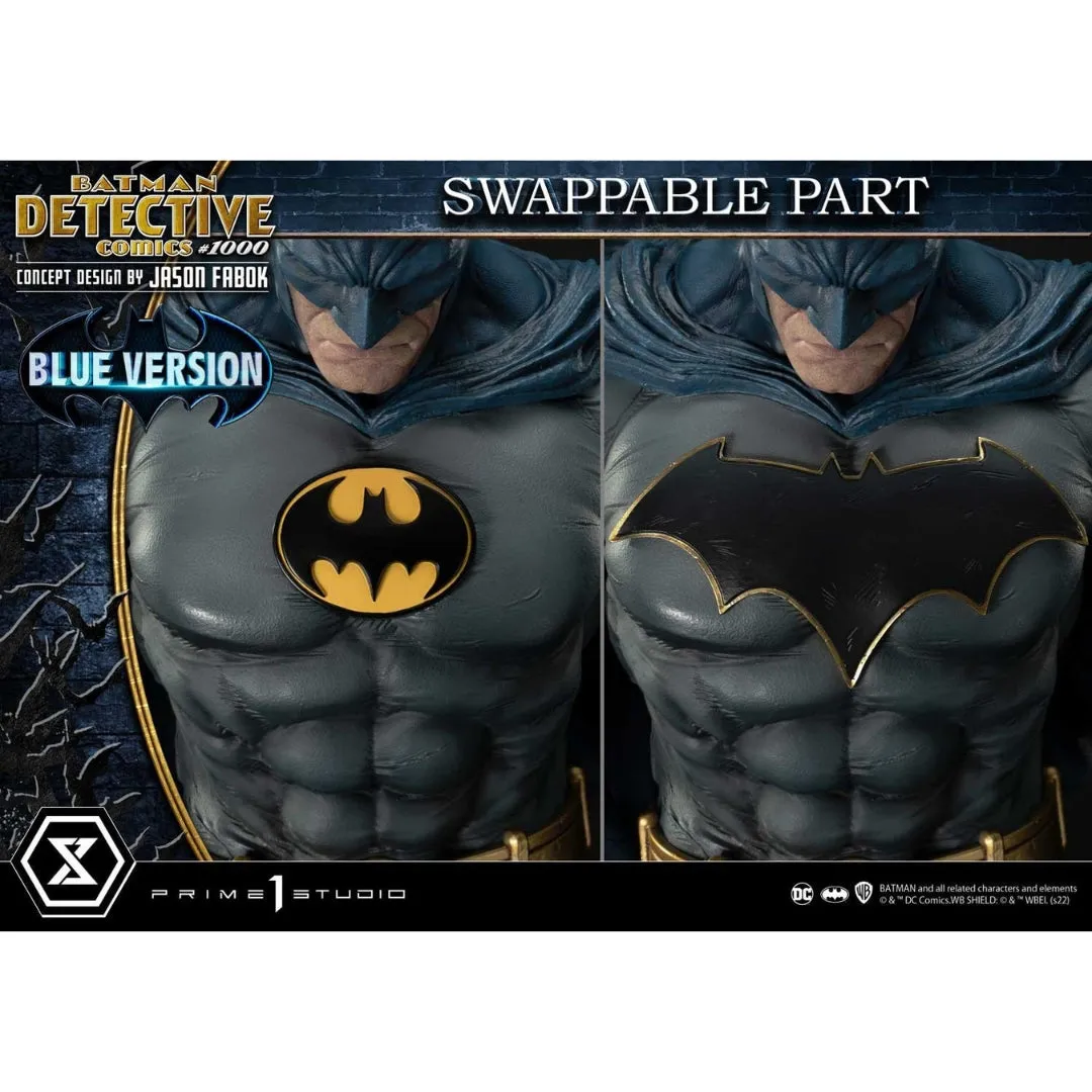 Batman Detective Comics #1000 (Concept Design By Jason Fabok) Blue Version Statue by Prime 1 Studio