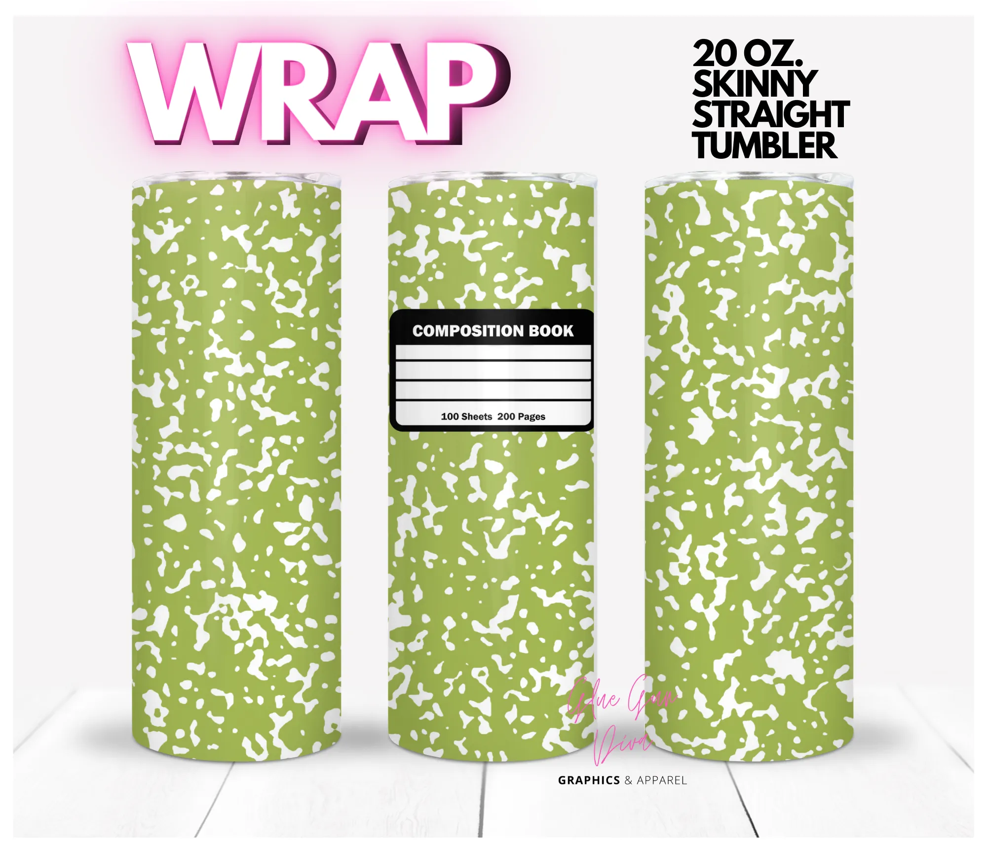 BRIGHTS Composition Book Wrap Designs BUNDLE - 10 images