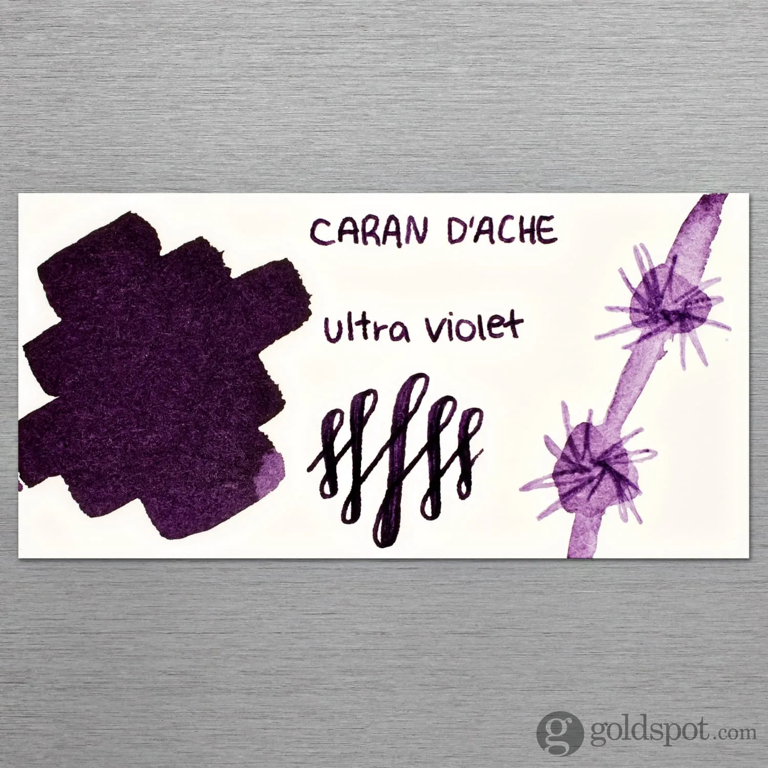 Caran d'Ache Chromatics Bottled Ink in Ultra Violet - 50 mL