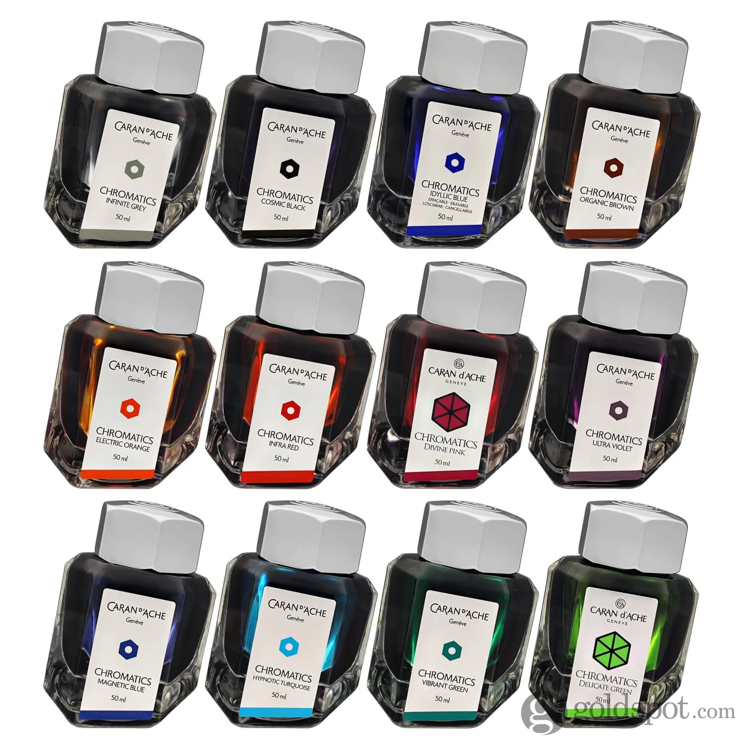 Caran d'Ache Chromatics Bottled Ink in Ultra Violet - 50 mL