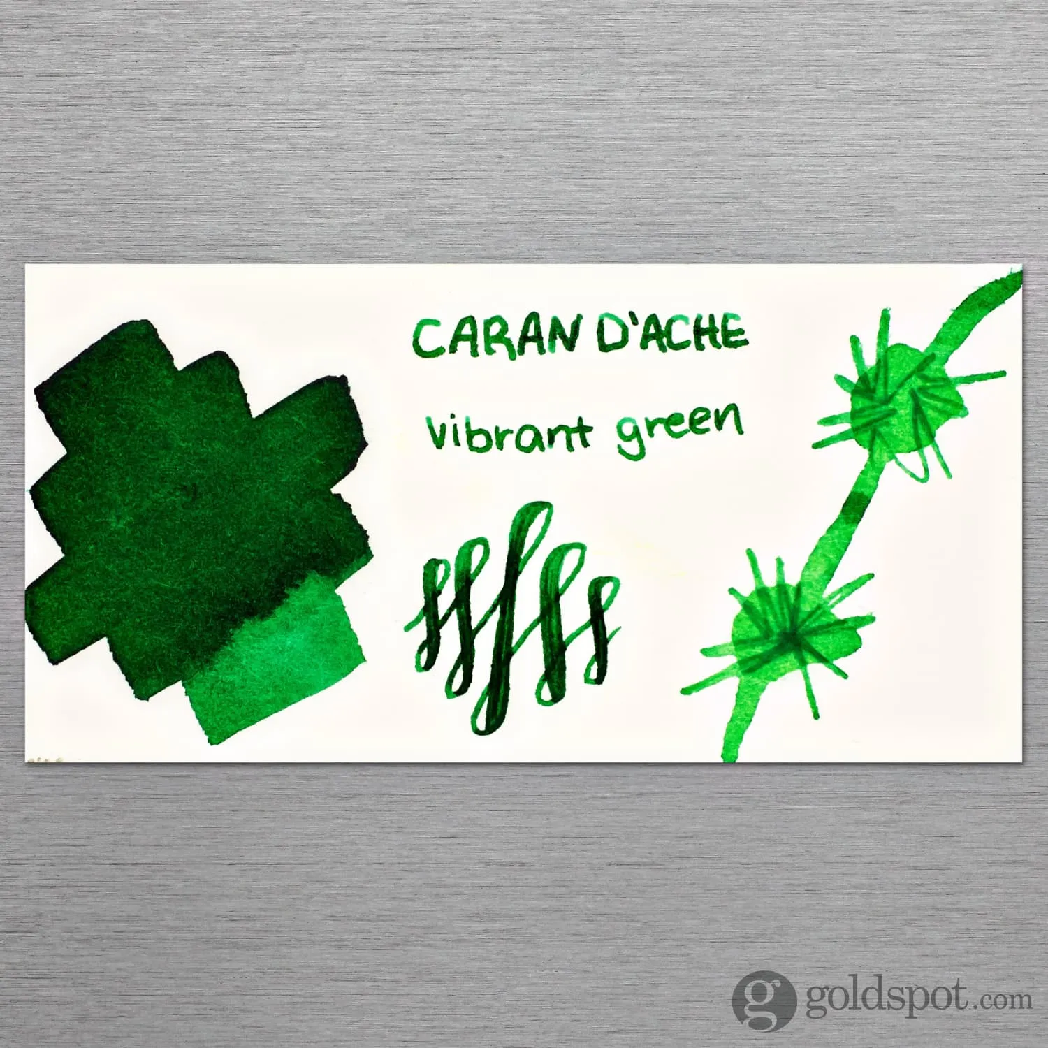 Caran d'Ache Chromatics Bottled Ink in Vibrant Green - 50 mL