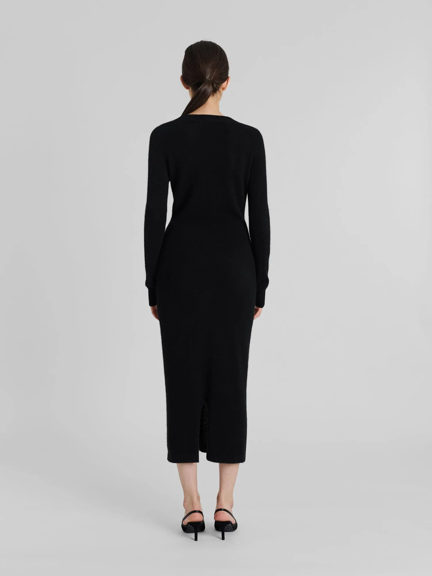 Cashmere dress "Hedvig" - black