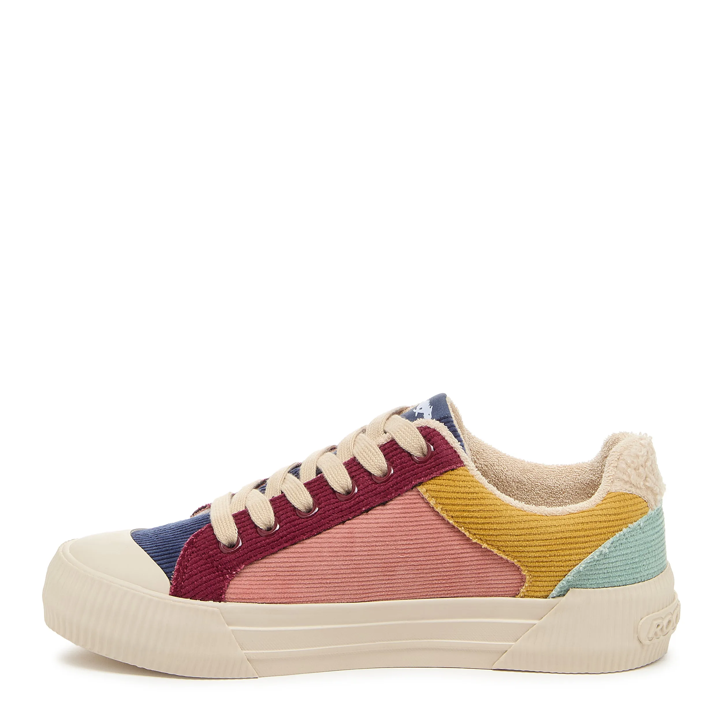 Cheery Pink Corduroy Trainers