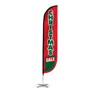 Christmas Sale Feather Flag