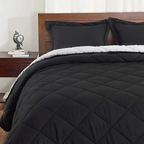 Down Alternative Reversible 3 pcs Comforter Set