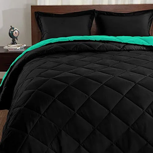 Down Alternative Reversible 3 pcs Comforter Set