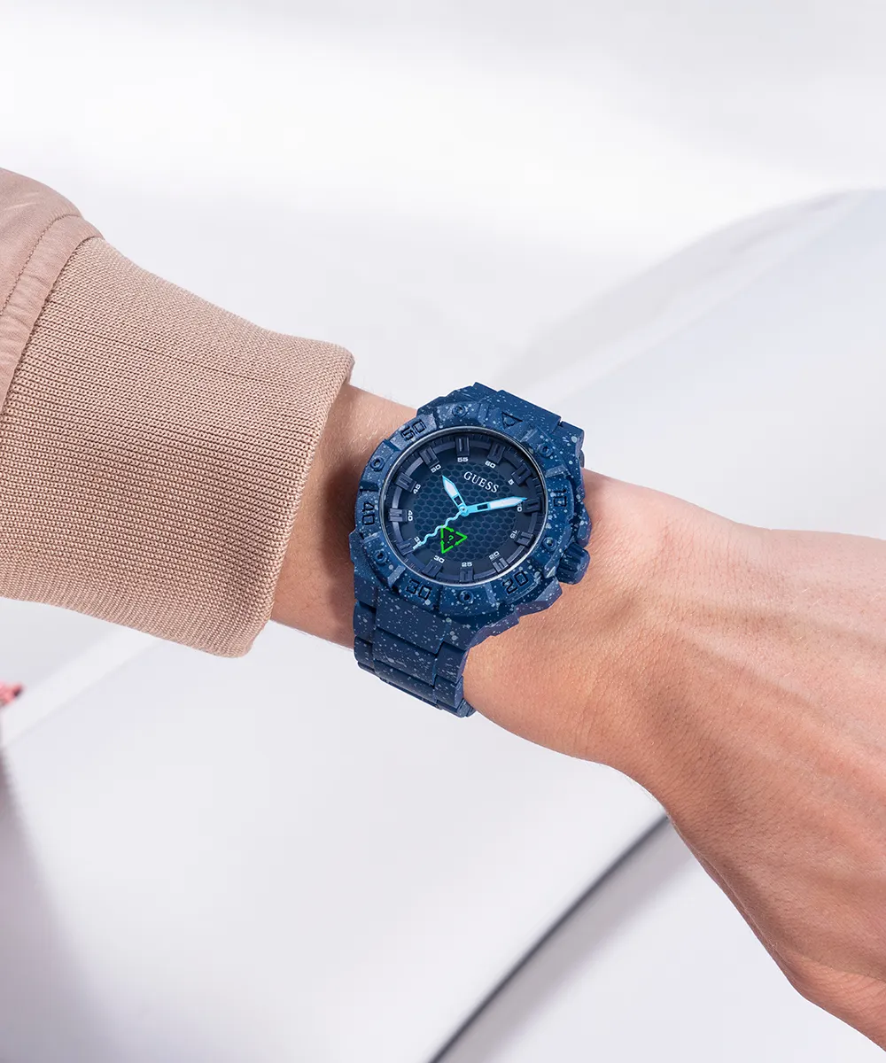 ECO-FRIENDLY #TIDE OCEAN PLASTIC NAVY WATCH