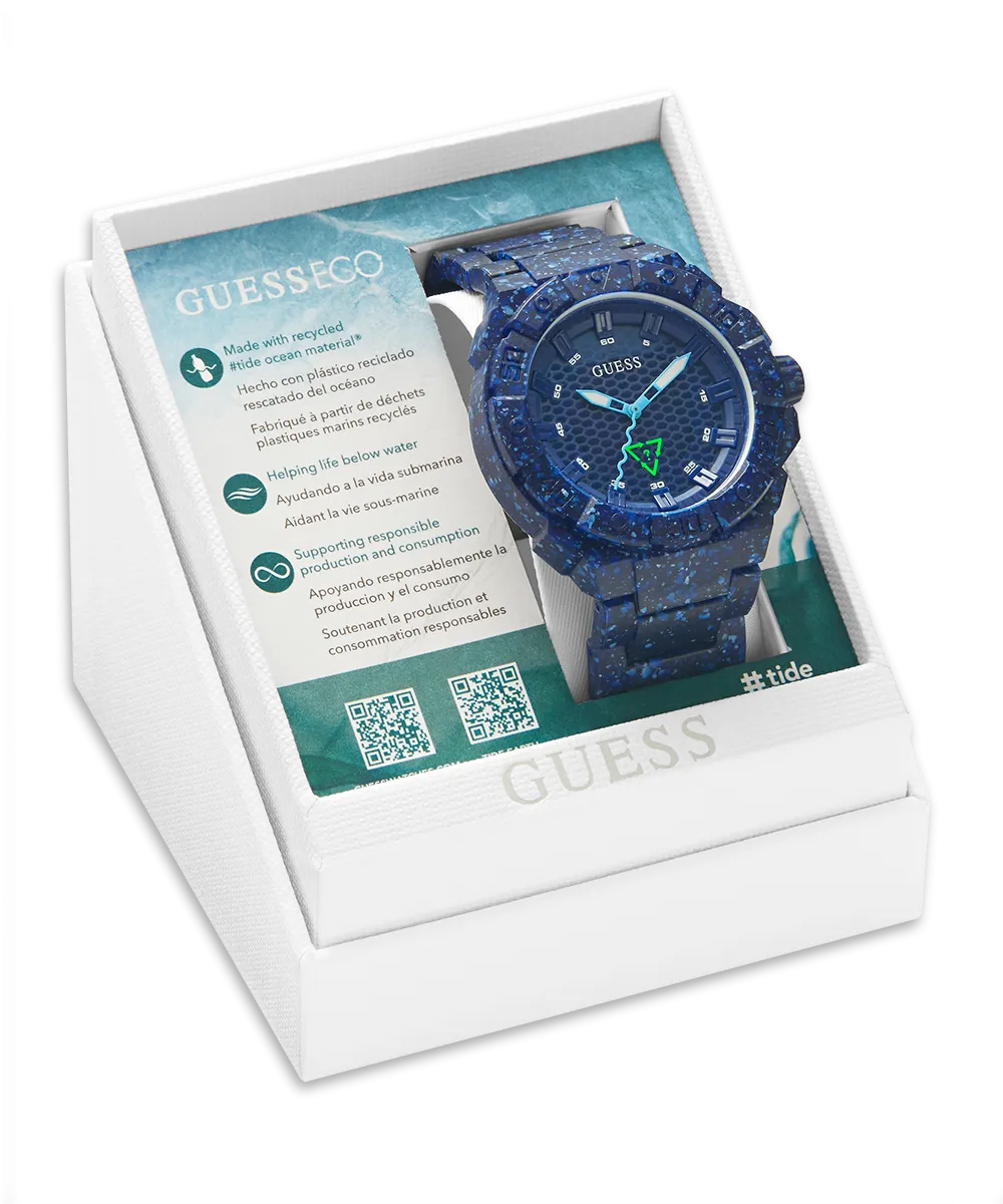 ECO-FRIENDLY #TIDE OCEAN PLASTIC NAVY WATCH