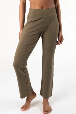 Emory Pull On Bamboo Pant - Deep Olive