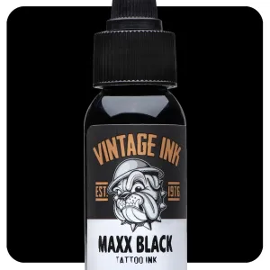 Eternal Ink Vintage Maxx Black Tattoo Ink - 1oz