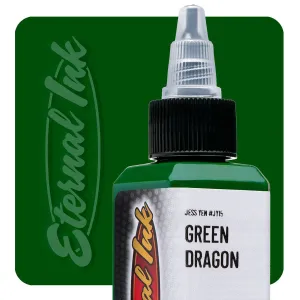 Eternal Jess Yen Green Dragon Tattoo Ink - 2oz