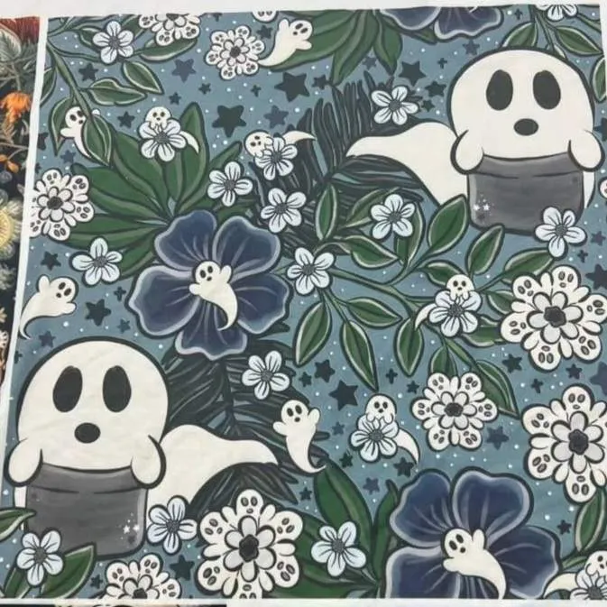 Floral Ghosts (Semi-Exclusive) - Pocket Leggings