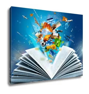 Gallery Wrapped Canvas, Fantasy Book