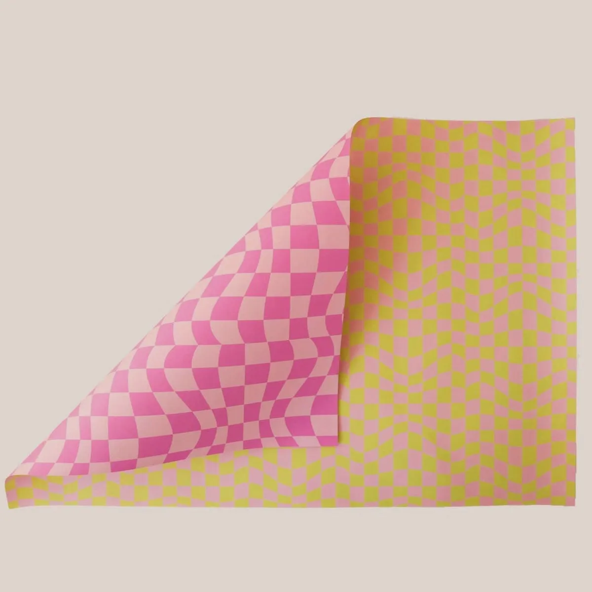 Gift Wrap - Warped Checker