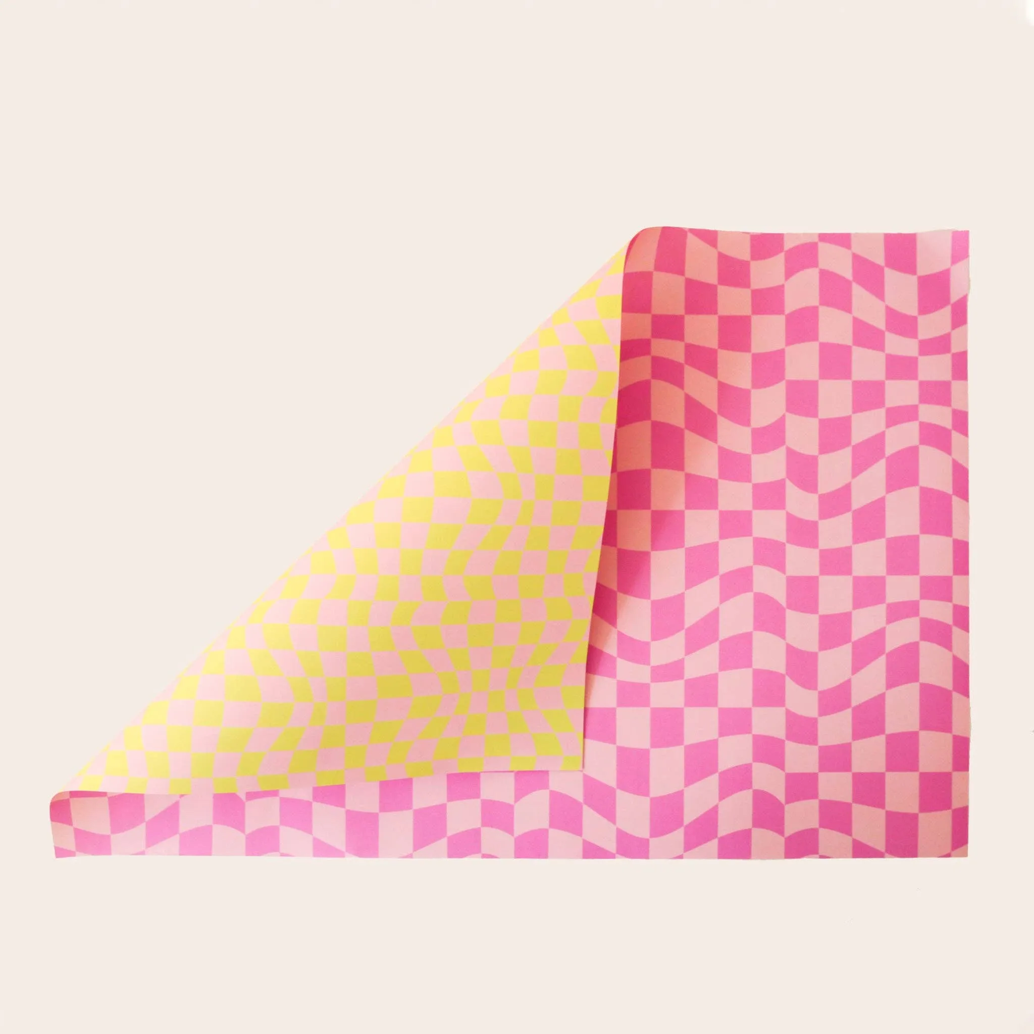 Gift Wrap - Warped Checker