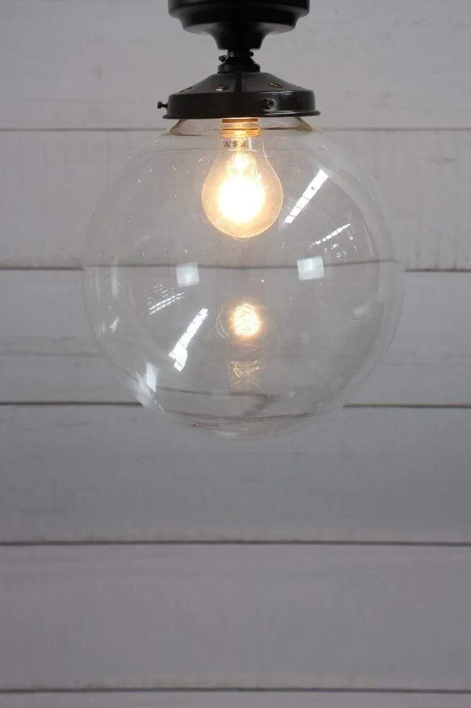 Glass Ball Batten Light