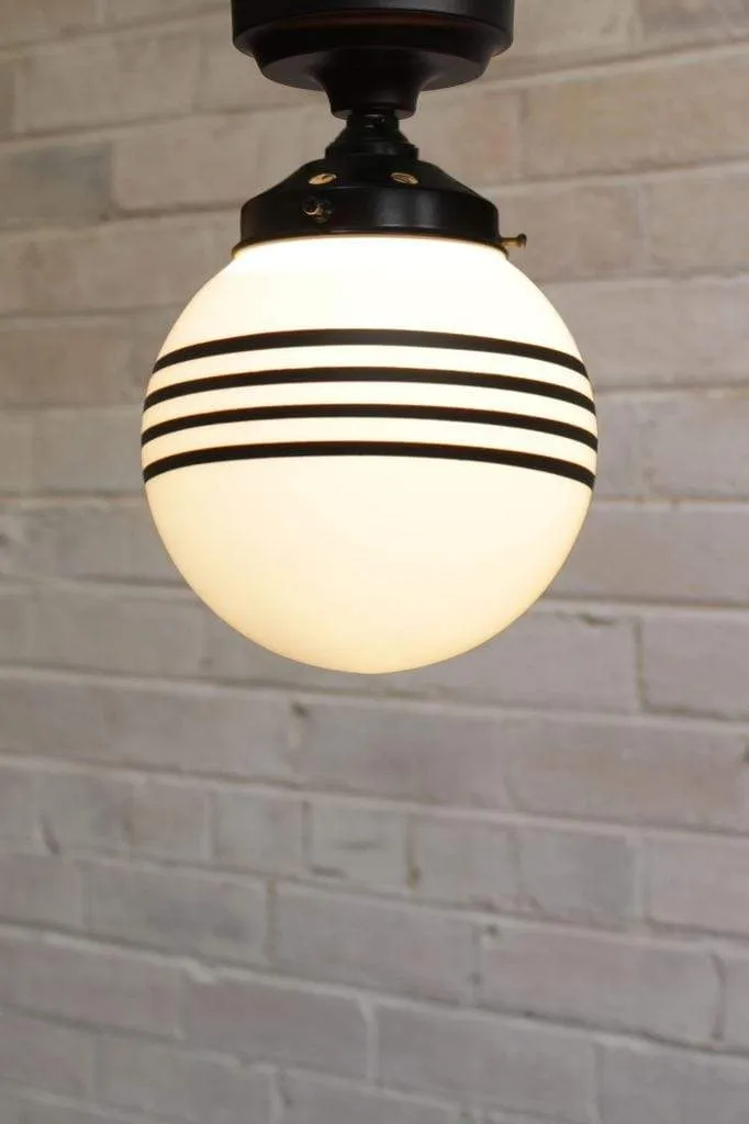 Glass Ball Batten Light