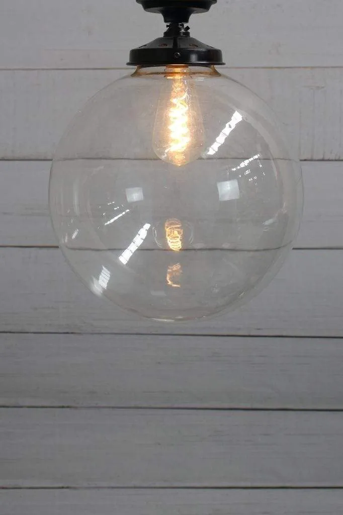 Glass Ball Batten Light