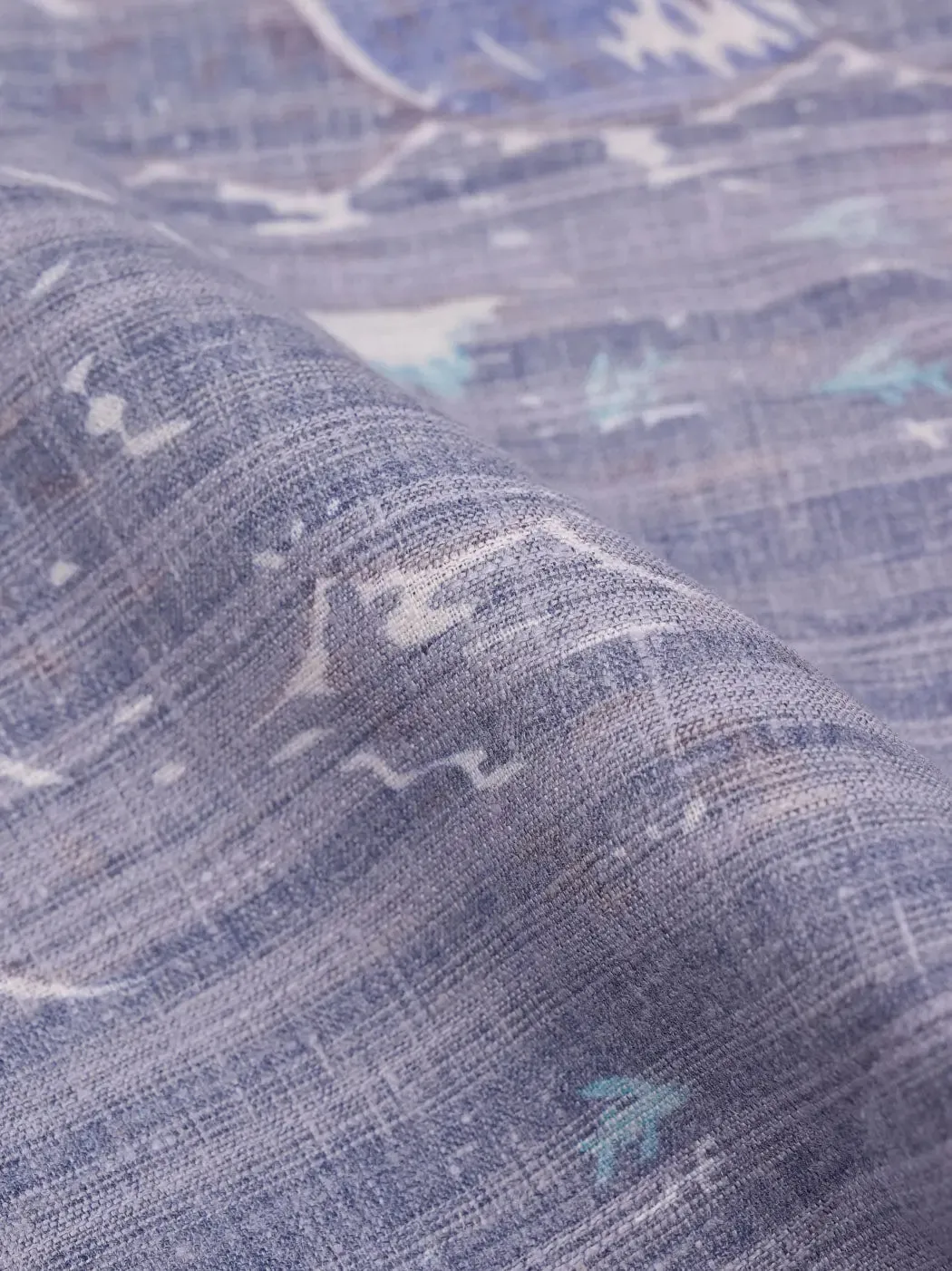 Hemp, Recycled Poly & Tencel light Weight Plain Fabric ( HP06380 Print )