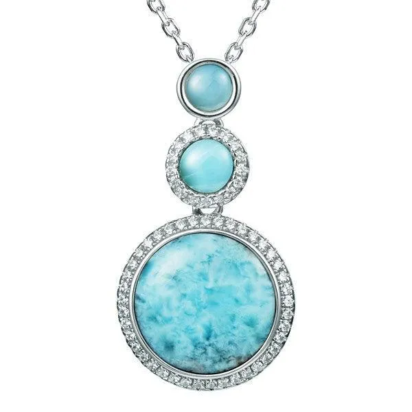 Larimar When Planets Align Pendant