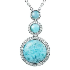 Larimar When Planets Align Pendant