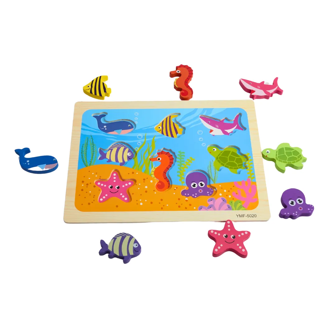 Marine Animals/ Insects/ Vehicles Puzzle-1(Random design will be send)