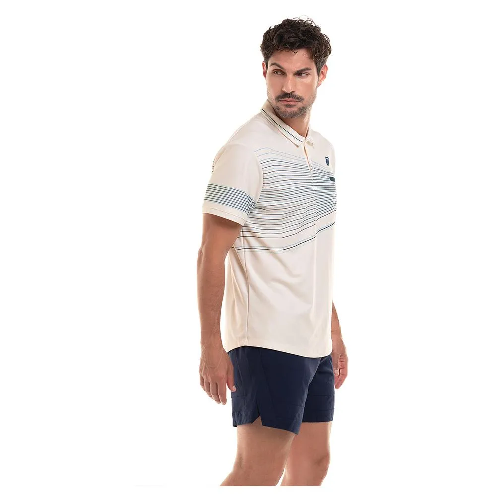 Men's Capri Wave Tennis Polo Star White