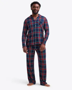 Men's Pajama Set in Georgia Plaid