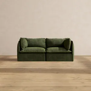 Modular Performance 2-Seater in Olive | Relaxed Blend