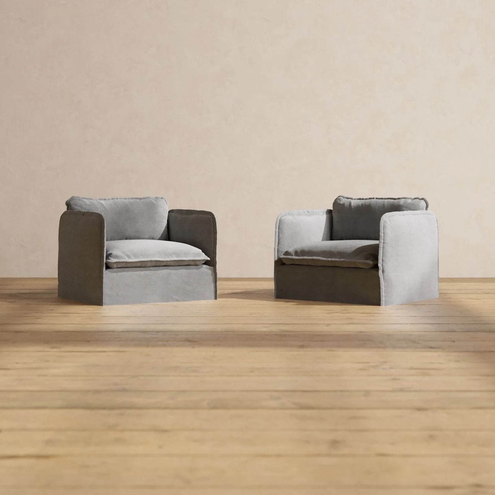 Modular Performance Armchair Set in Ash | Deluxe Blend