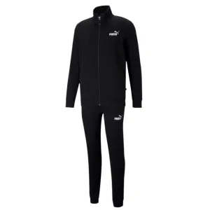 Puma men's cotton tracksuit with zip Clean Sweat Suit FL 585841 01 black