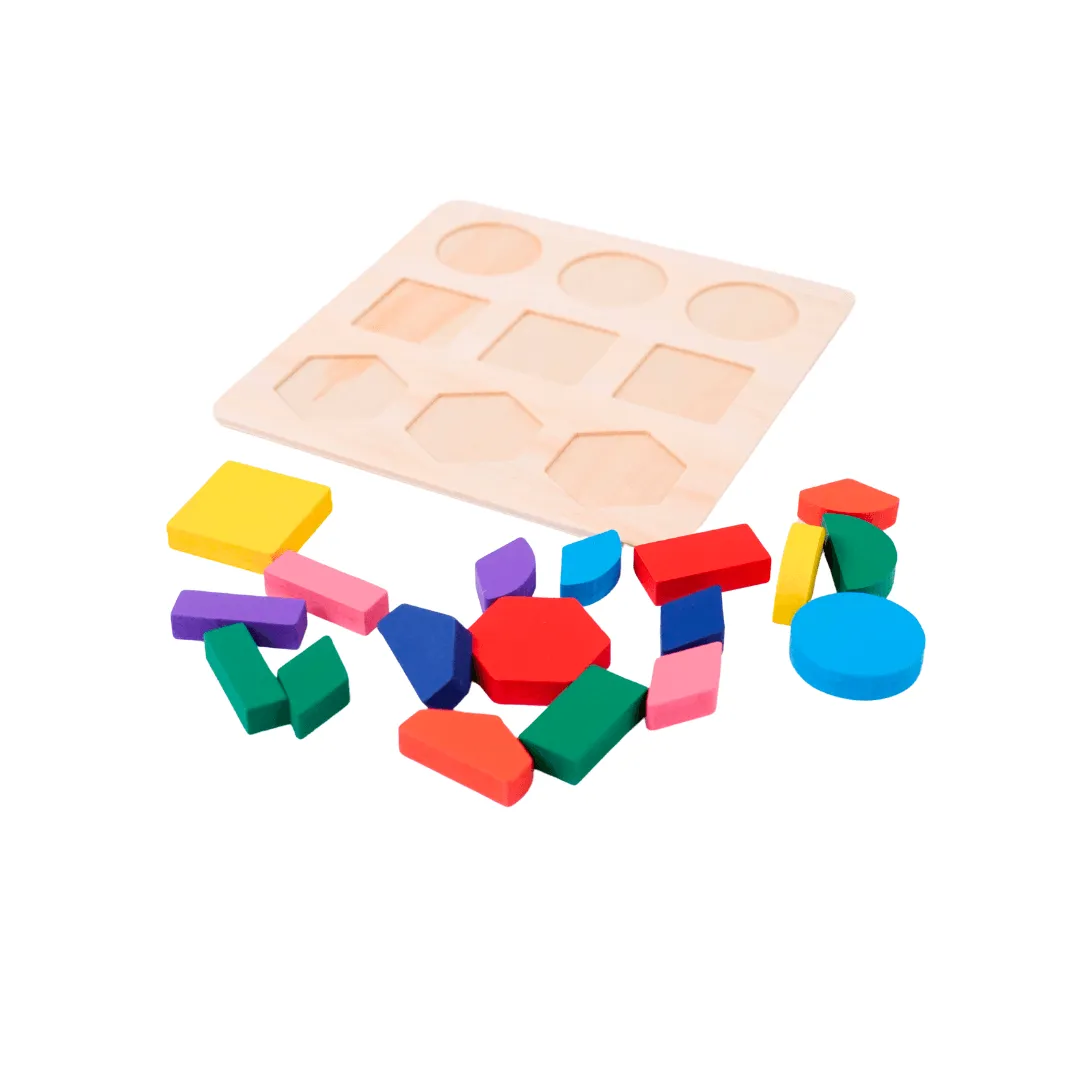 Shapes Puzzle 9 in 1 Medium, 3  Years -1 Puzzle (Random design will be send)