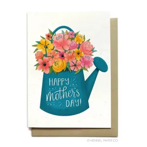 Watering Can Mother's Day Card