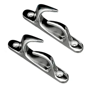 Whitecap Skene Bow Chock 4-1/2 Pair - Chrome Plated Brass [S-0981C]