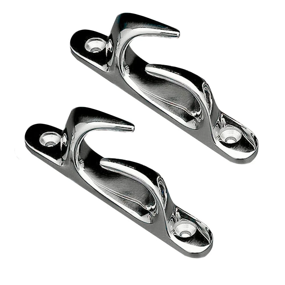 Whitecap Skene Bow Chock 4-1/2 Pair - Chrome Plated Brass [S-0981C]